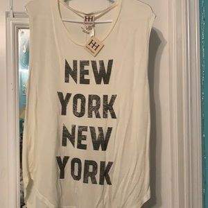 Haute Hippie New York tee, tank